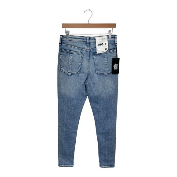 NWT Rag & Bone | Nina High Rise Skinny in Venus Stretch Denim Jeans 24 - Picture 5 of 15